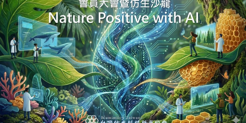 圖說:仿生沙龍 Nature Positive with AI 開放報名!