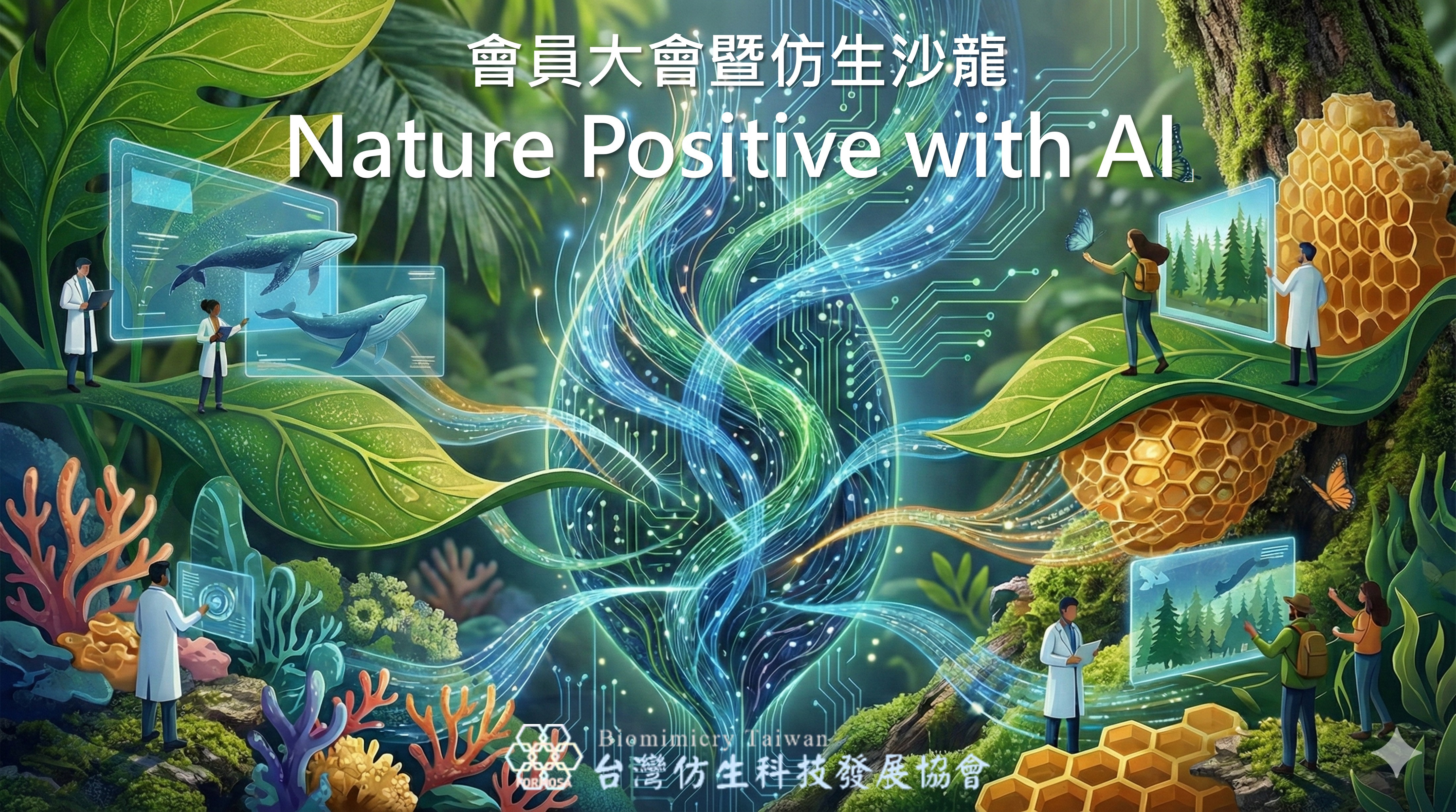 圖說:仿生沙龍 Nature Positive with AI 開放報名!